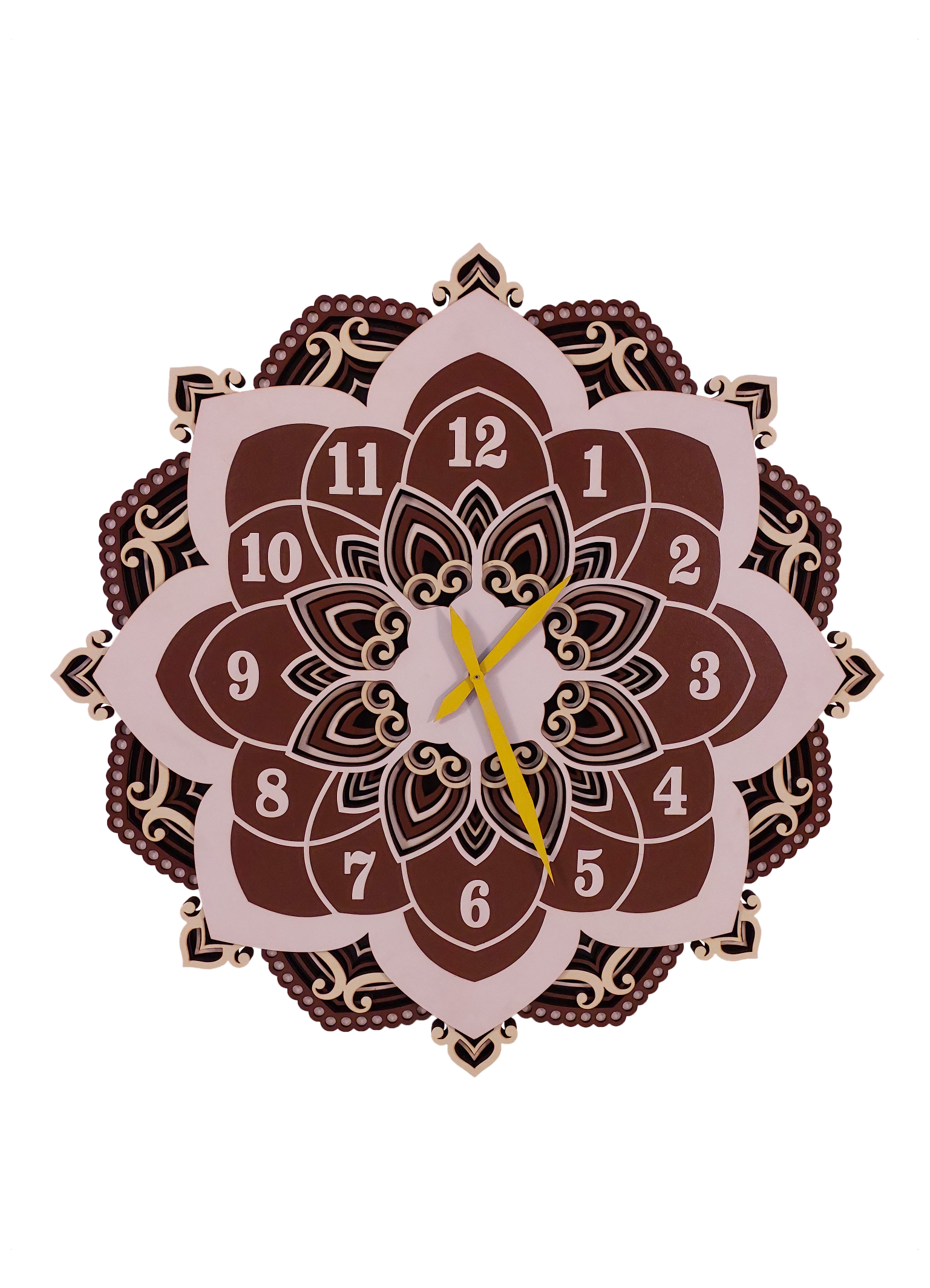 ساعت دیواری چوبی کد ۲۰۱۱