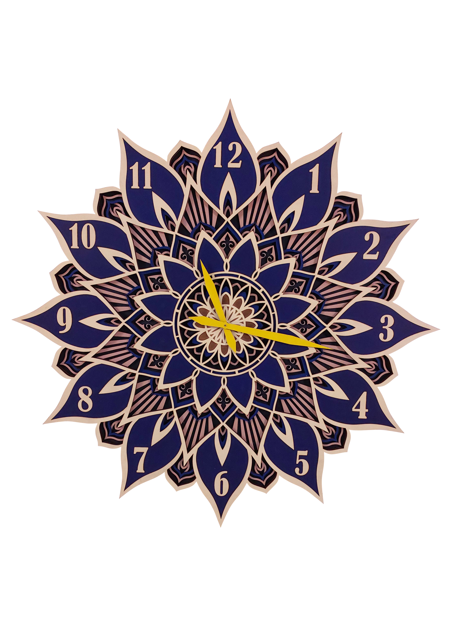 ساعت دیواری چوبی کد ۲۰۱۰