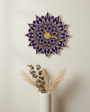 ساعت دیواری چوبی مدرن طرح ماندالا کد ۲۰۱۰