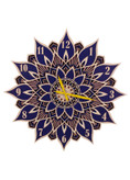 ساعت دیواری چوبی مدرن طرح ماندالا کد ۲۰۱۰