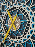 ساعت دیواری مدرن طرح گابریلی کد 2025